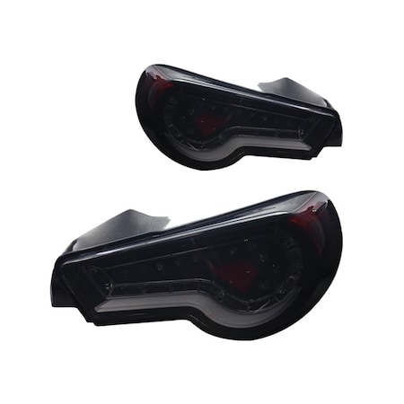 Winjet Led Tail Lights - Black / Smoke CTWJ-0323-BS